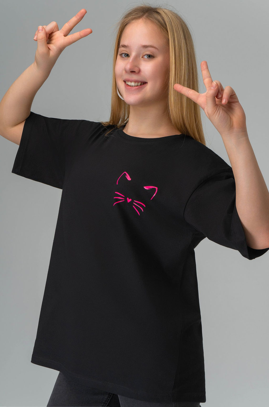 Футболка оверсайз для девочки Happyfox - Happy fox фото 2