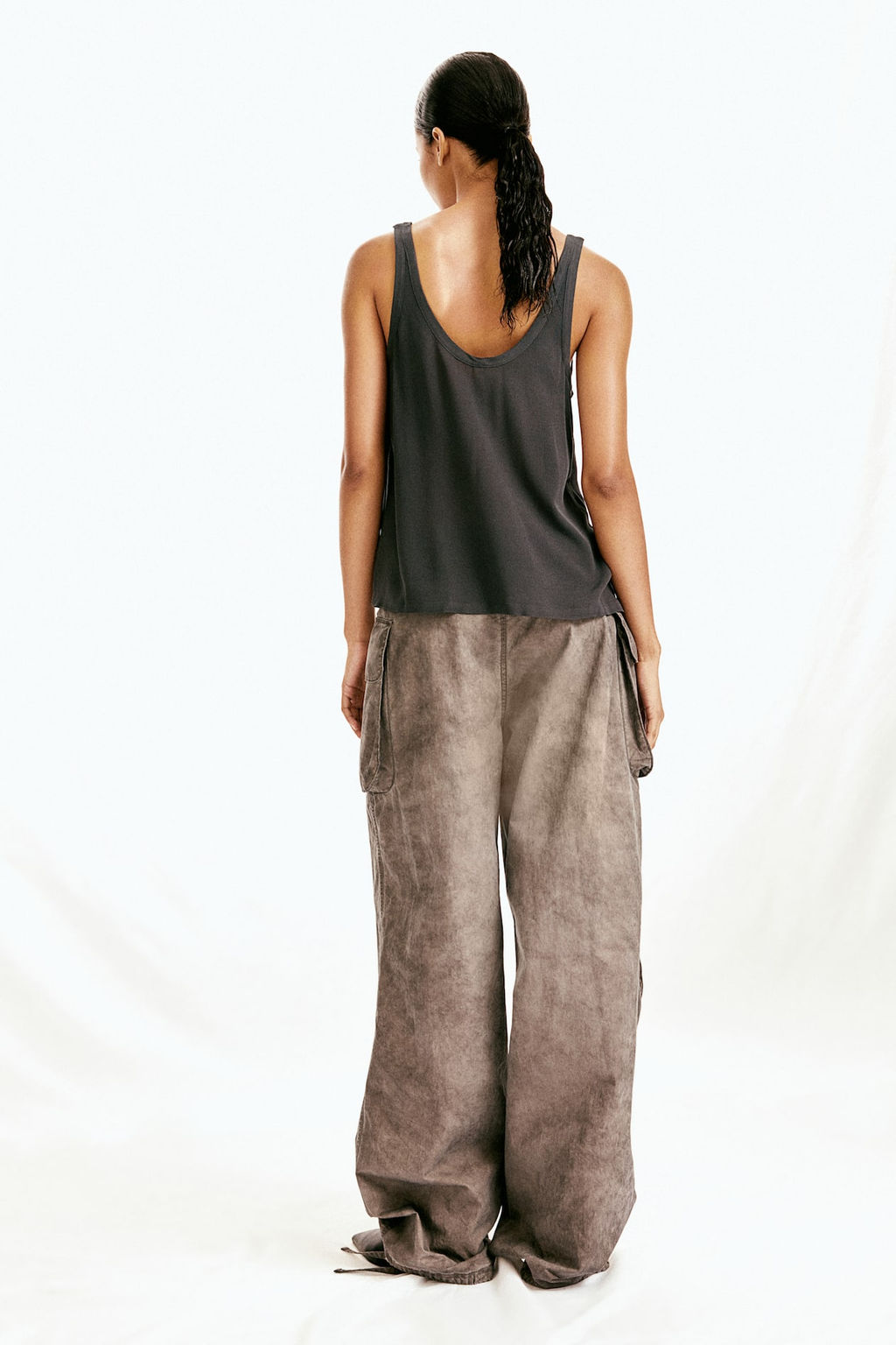 Top de tirantes en crepe - H&m фото 4