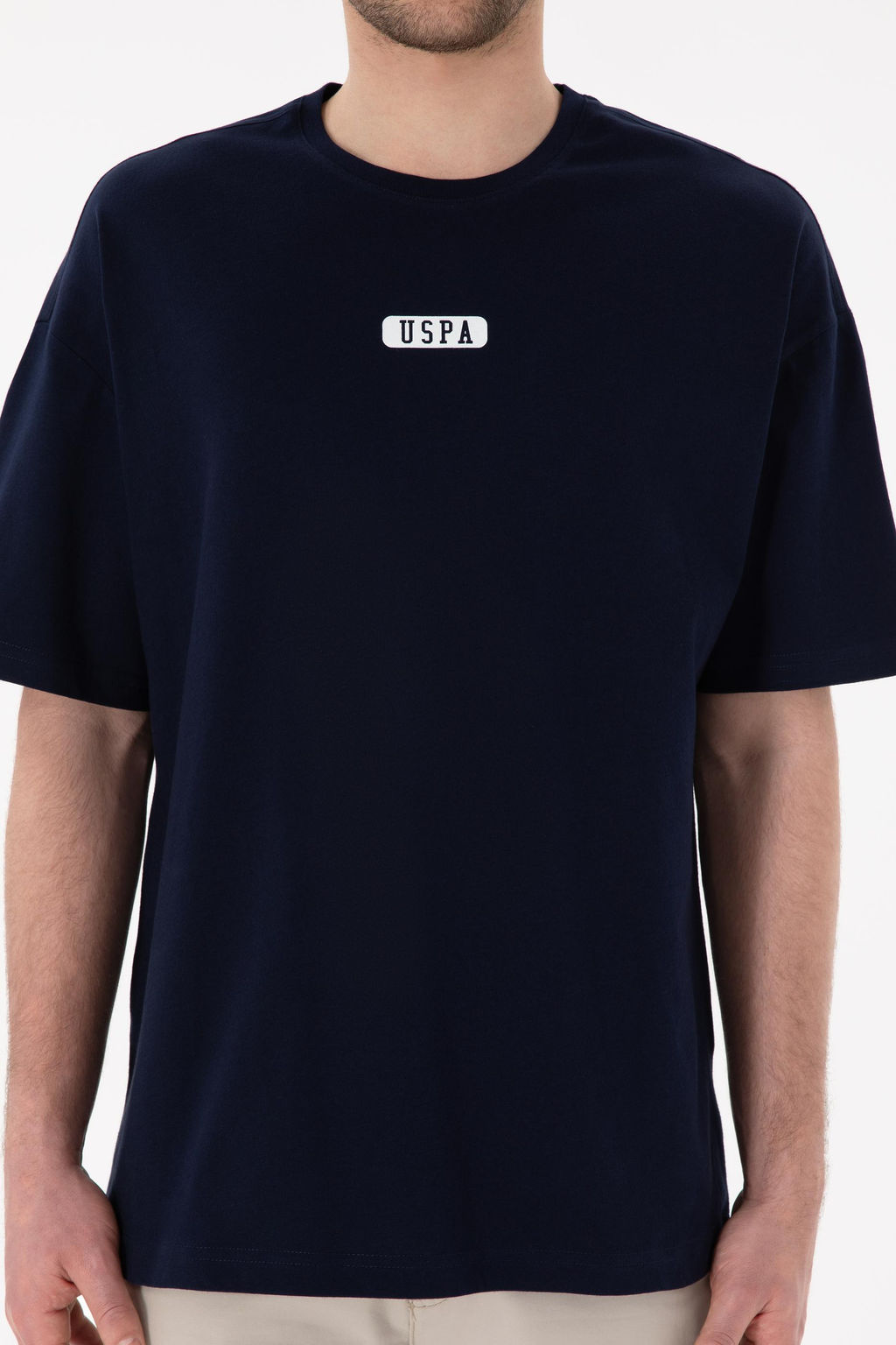 Erkek Oversize Fit Bisiklet Yaka Lacivert Ti__rt Sepette S_rpriz _ndirim - U.s. polo assn фото 7