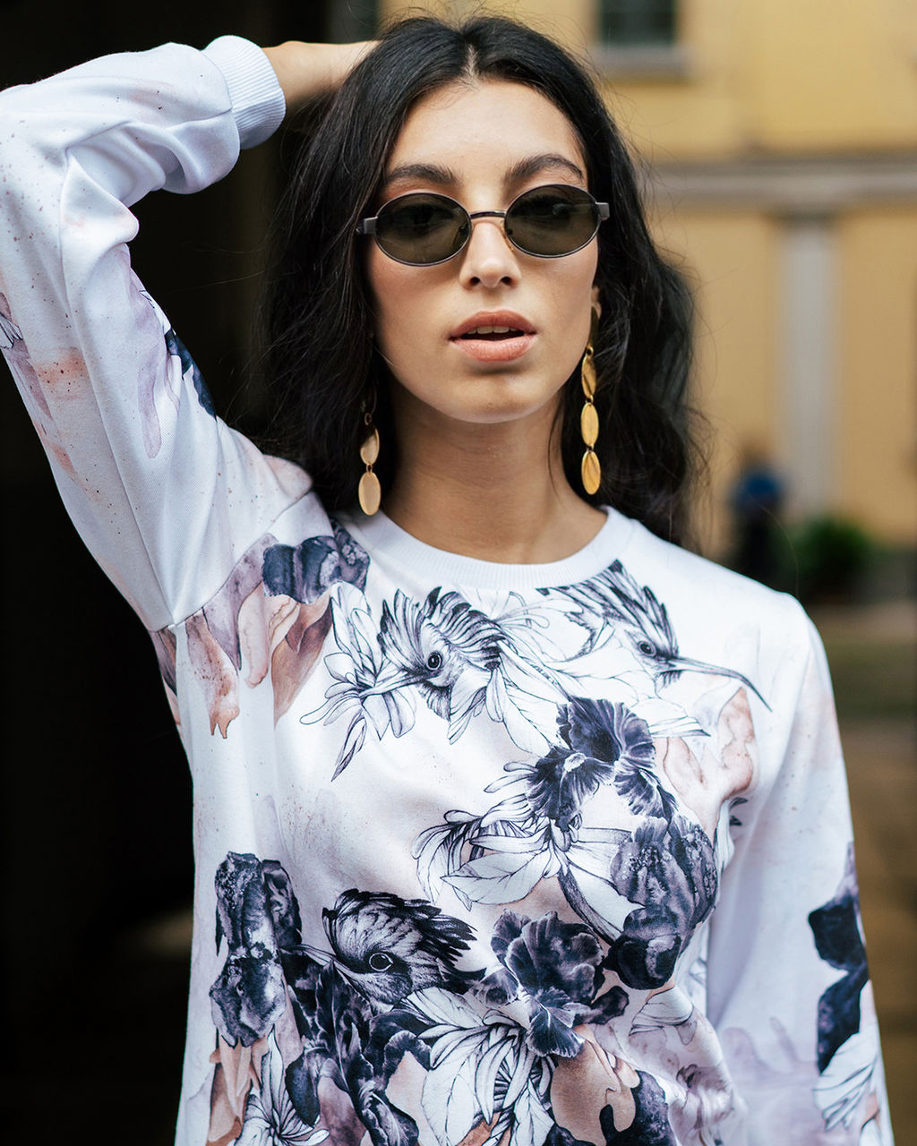 авторский свитшот джемпер с принтом - Sahar art lab фото 3