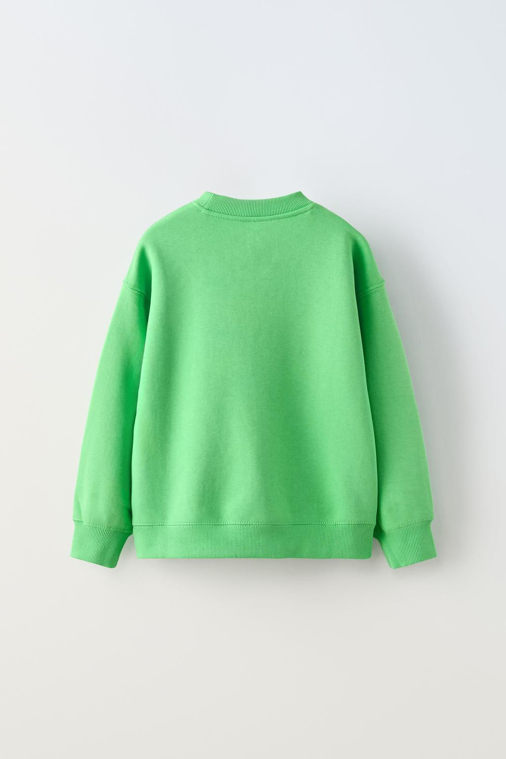BASIC PLUSH SWEATSHIRT - Zara фото 6