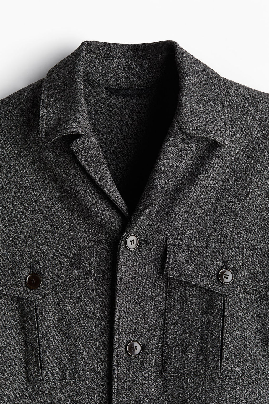 Chaqueta camisera de sarga Regular Fit - H&m фото 7