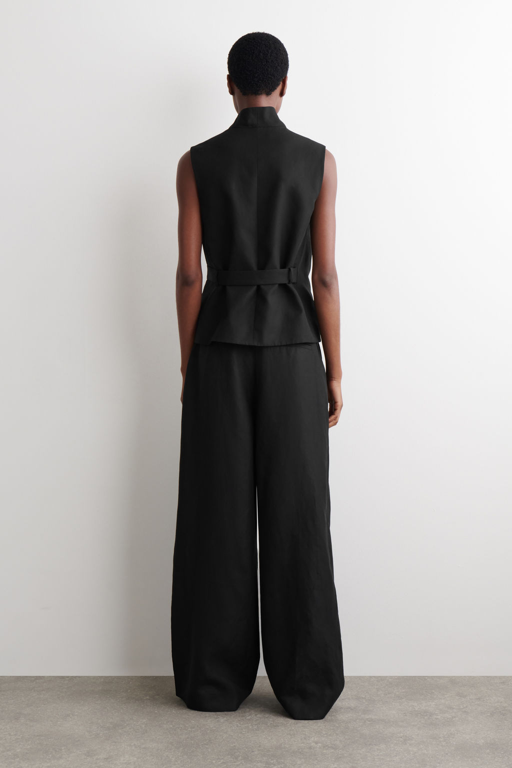 PANTALONES WIDE LEG MEZCLA LINO RELAXED FIT - H&m фото 5