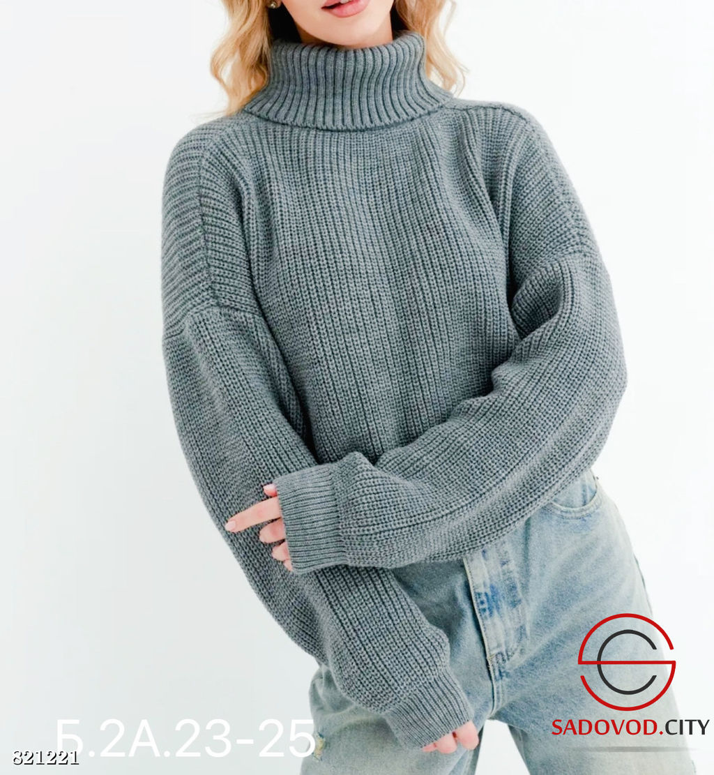 Свитер вязанный однотонный - Bruno фото 8