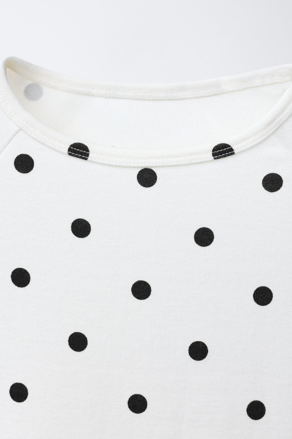 POLKA DOT T-SHIRT WITH MODAL - Zara фото 3