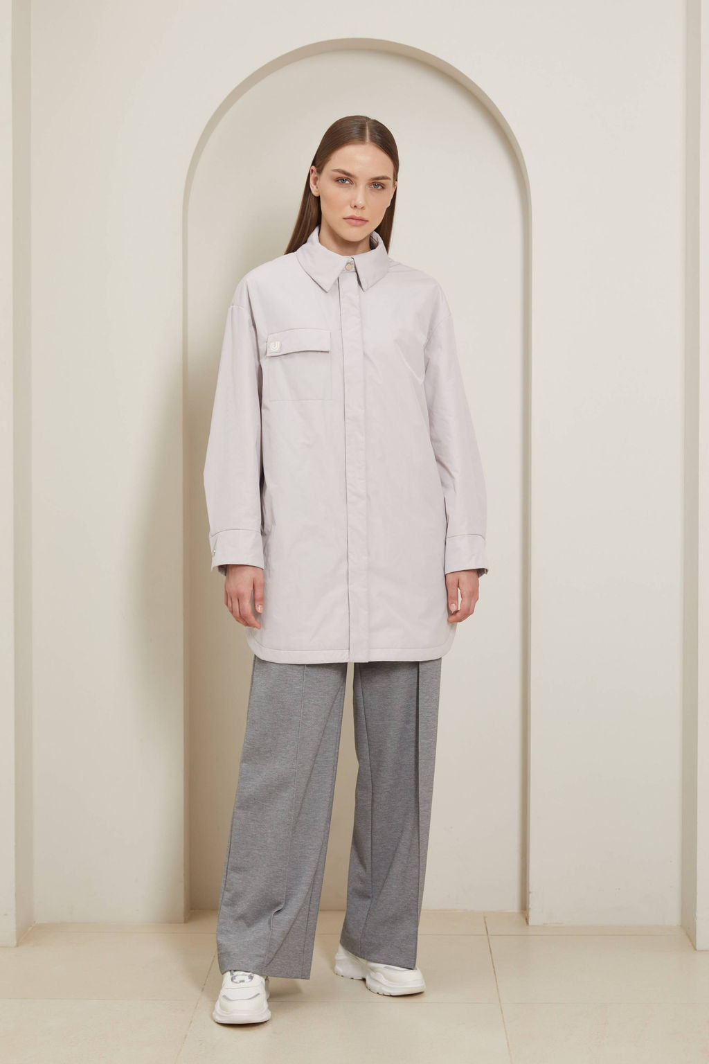 Полупальто женское арт. 300S - Ultramarine фото 2