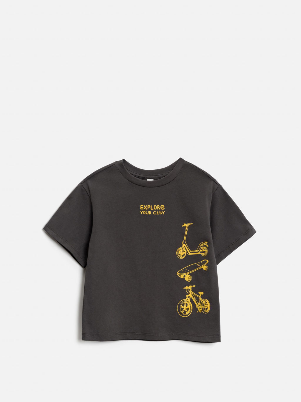 ACOOLA / Футболка детская для мальчиков Brownie темно-серый  фото 3