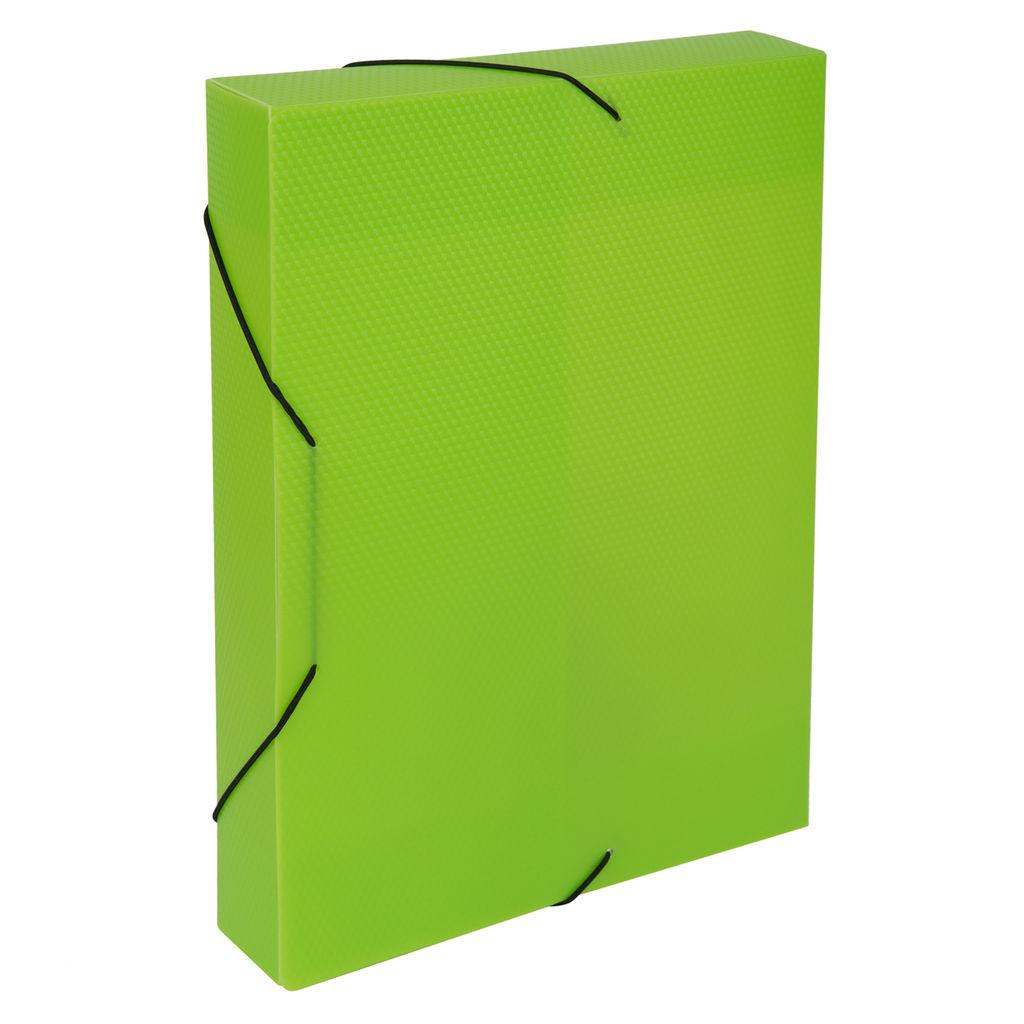 Expert Complete Короб архивный пластиковый 50 мм 1 шт. PRISMA NEON A4 эффект 3D лайм ЕС240441021