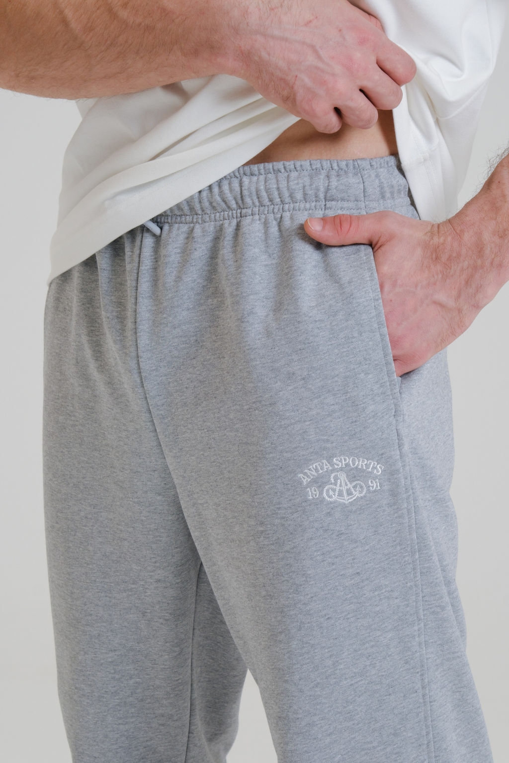 Брюки трикотажные Серый - Anta фото 2