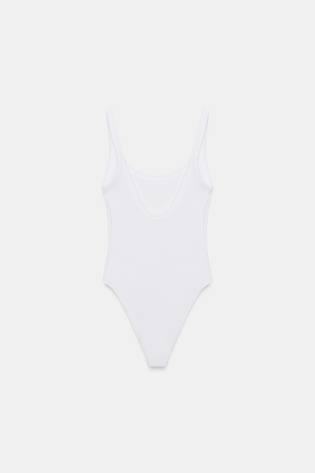 BODY TIRANTES ALGOD?N / Blanco - Zara фото 6