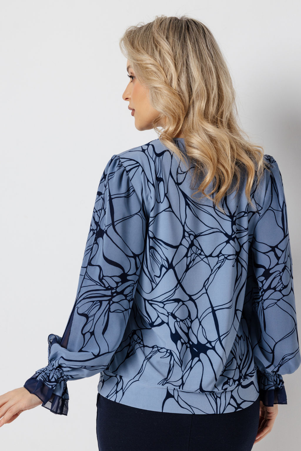 Блузка женская 7097/01/Голубой