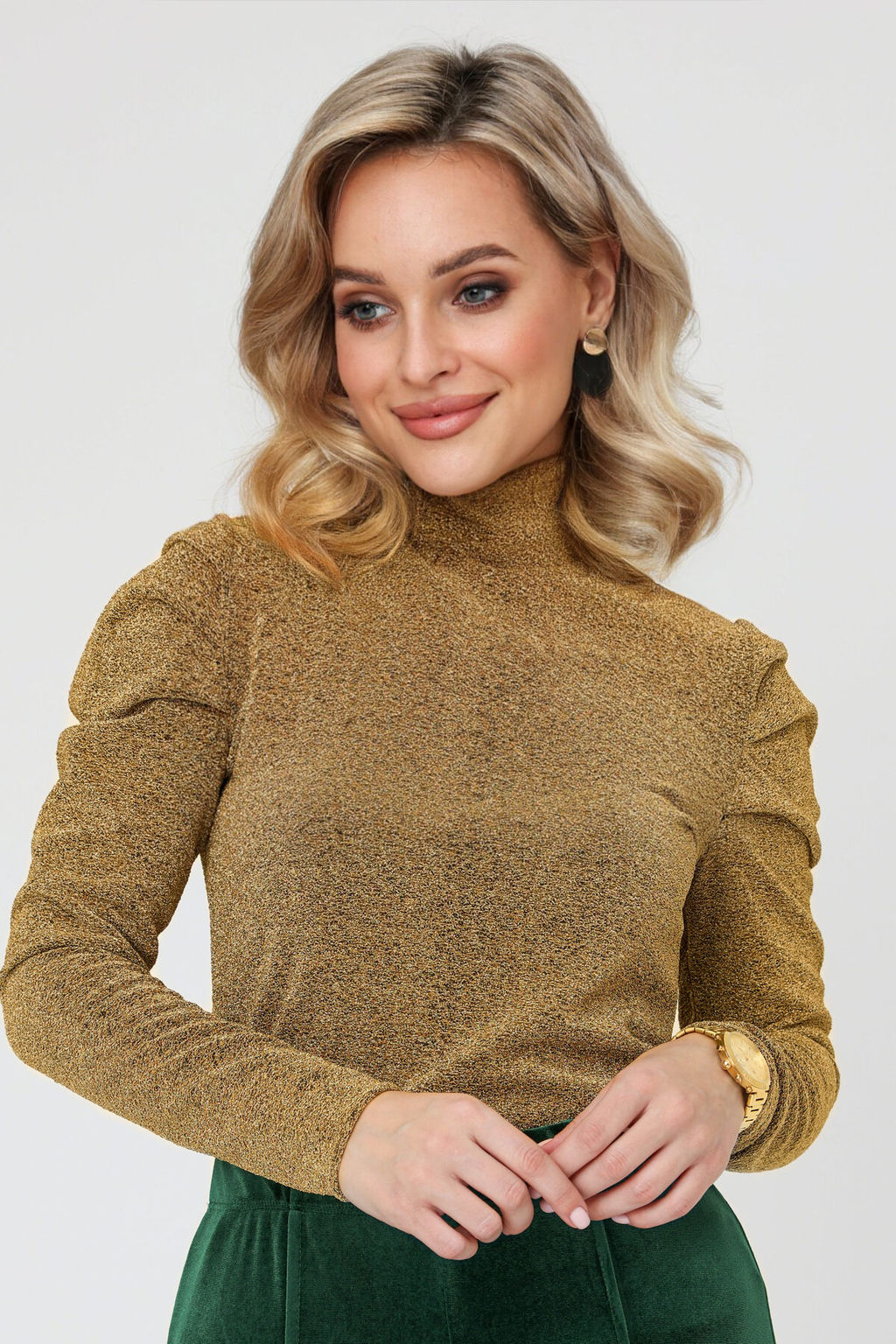 Блузка женская 4266/04/Блеск, золото