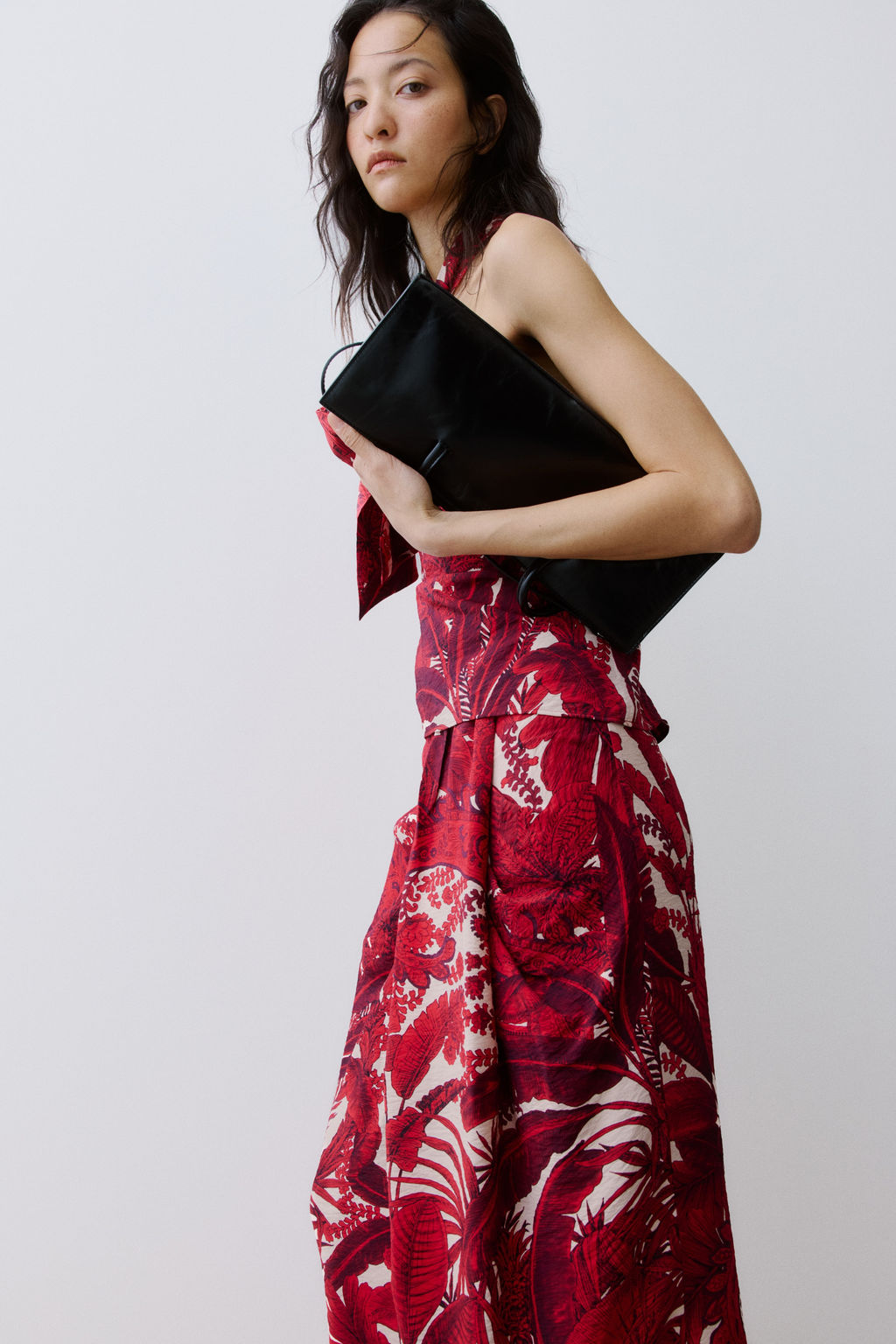 Falda midi con detalle fruncido - H&m фото 4