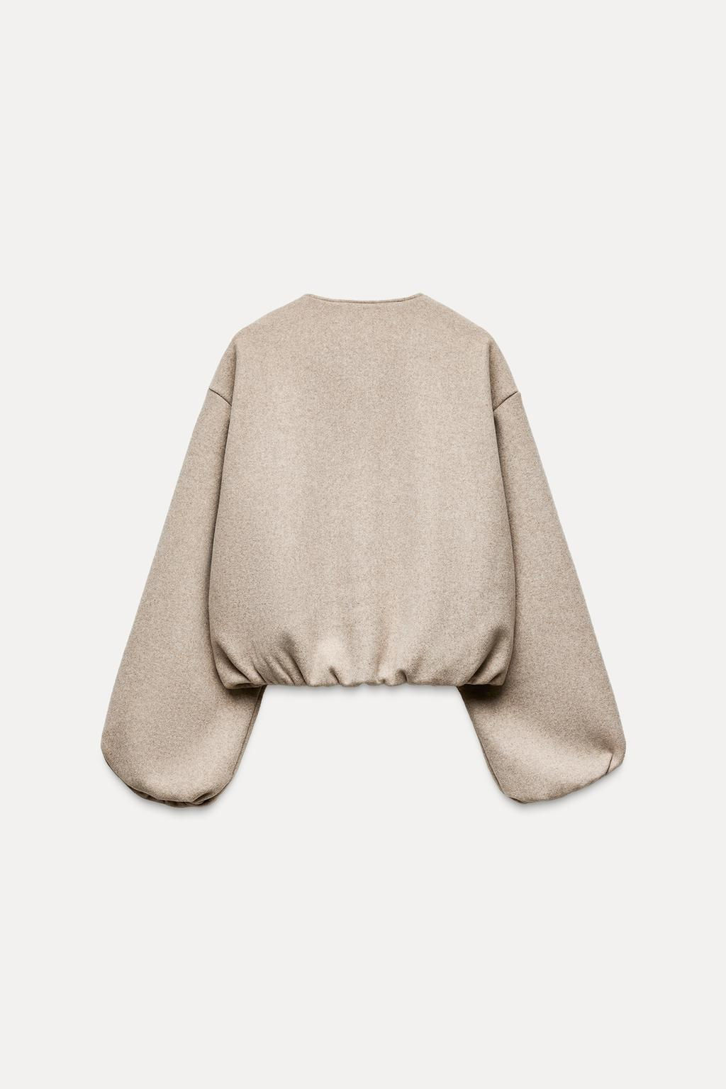 SOFT BOMBER JACKET WITH ELASTIC TRIMS - Zara фото 20