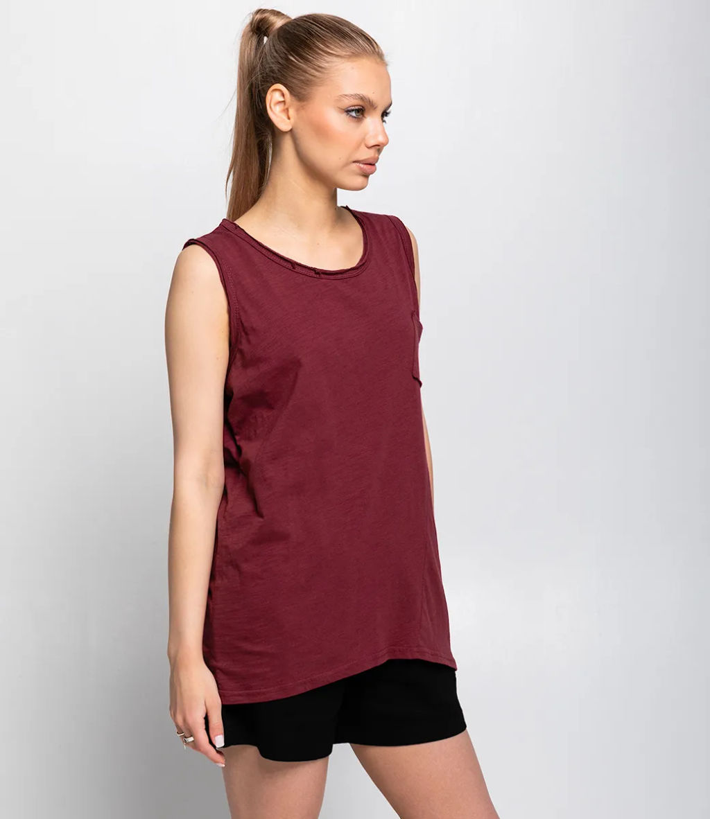 Майка #КТ1136 (2), бордовый