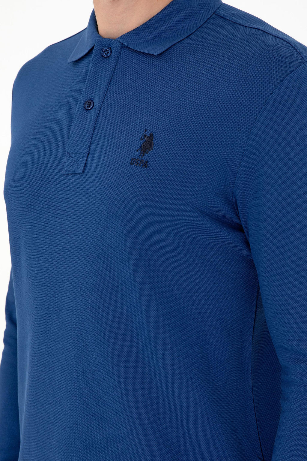 Мужской базовый свитшот цвета индиго Неожиданная скидка в корзине - U.s. polo assn фото 7