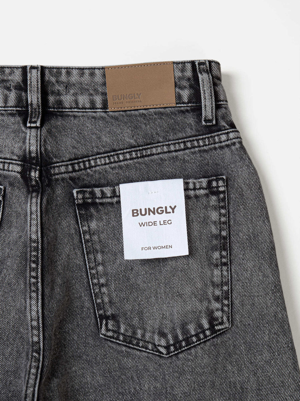 Джинсы Wide fit "Темно-серые" женские