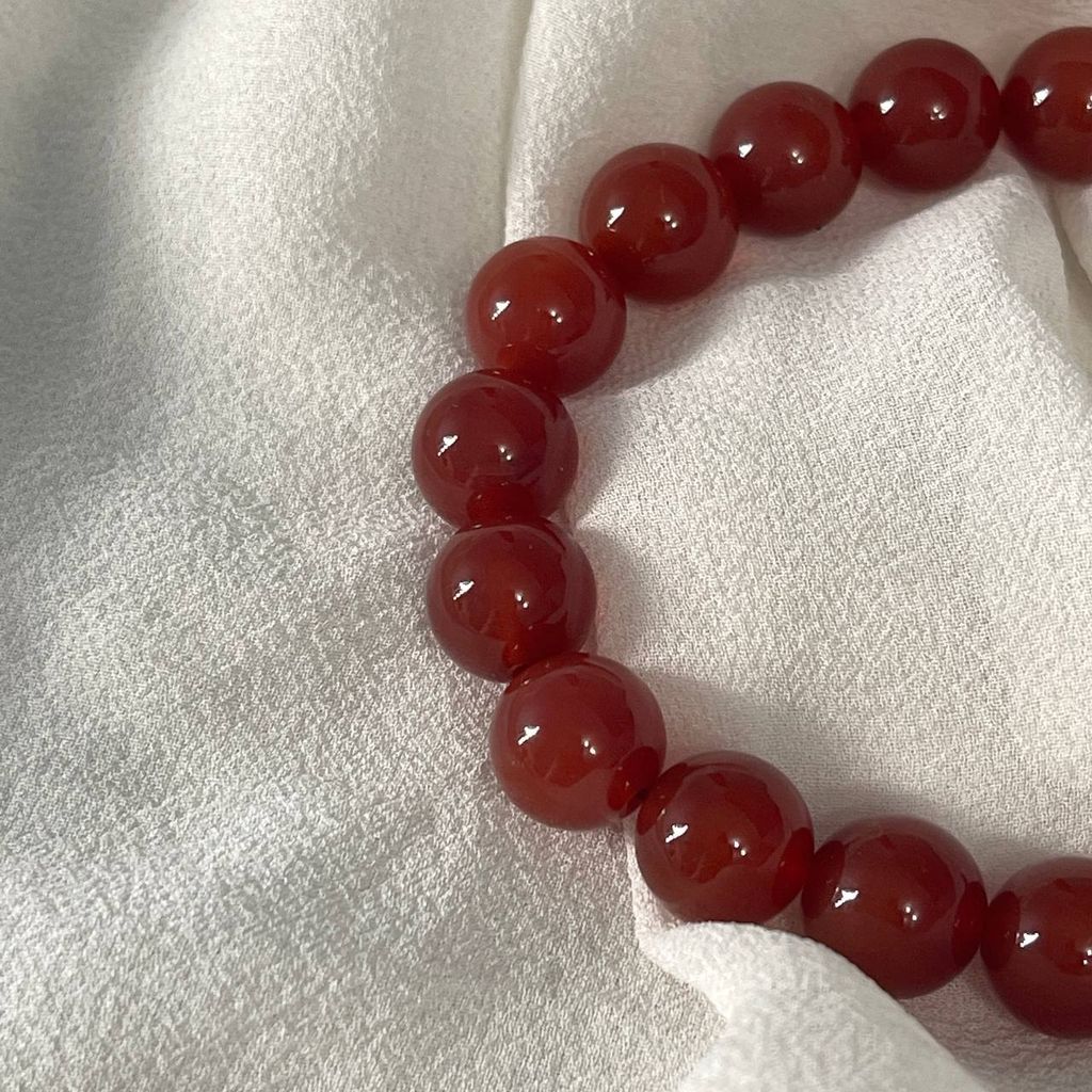 Браслет из Сердолика 17,5 см - Радуга самоцветов фото 3