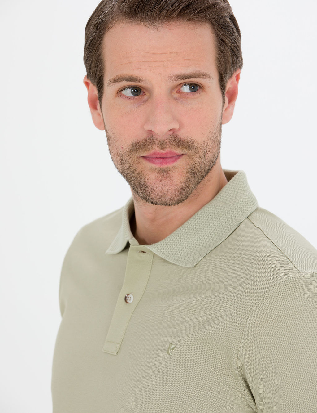 Ye_il Slim Fit Polo Yaka Merserize Ti__rt