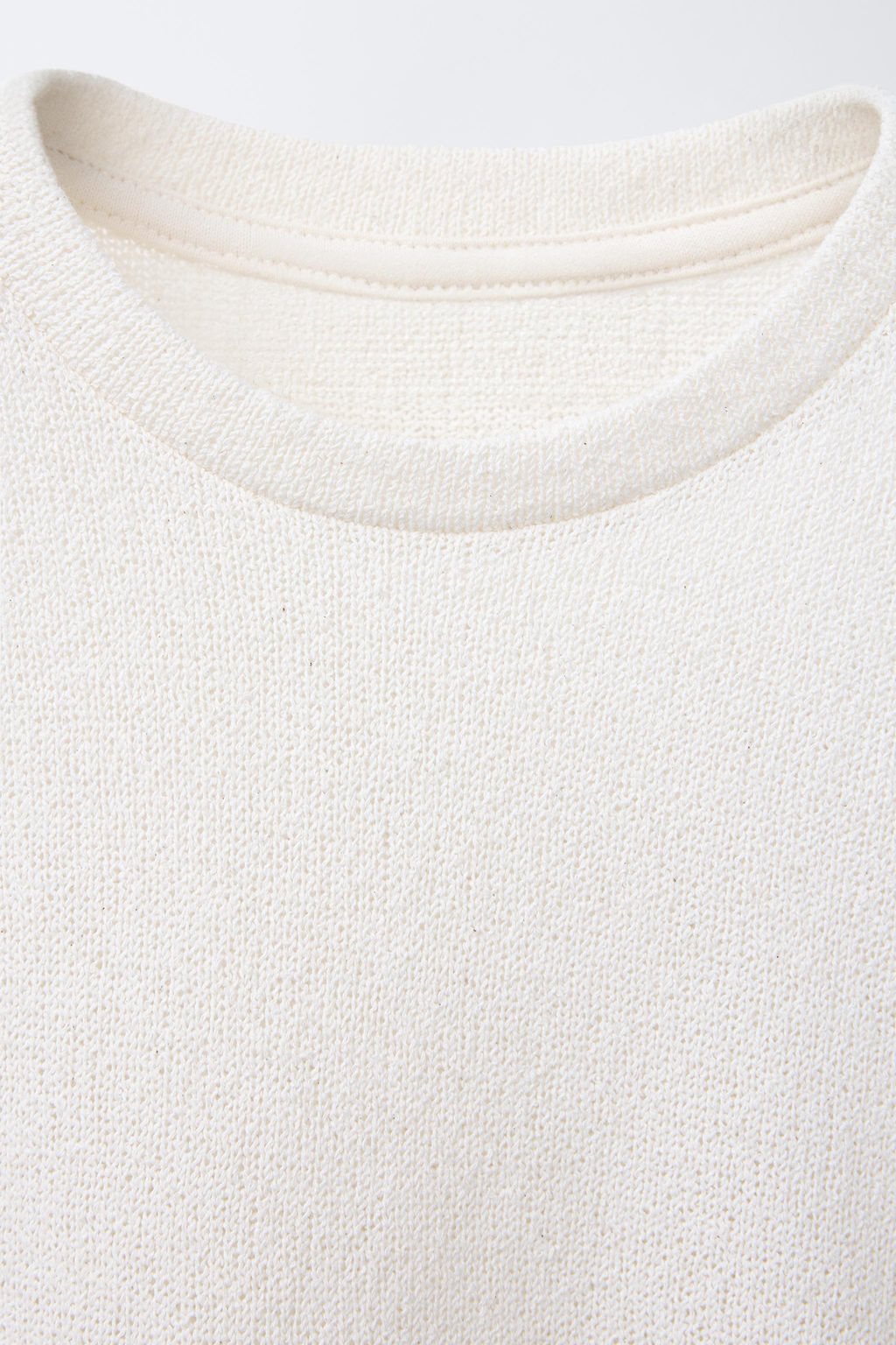 TEXTURED KNIT T-SHIRT - Zara фото 3