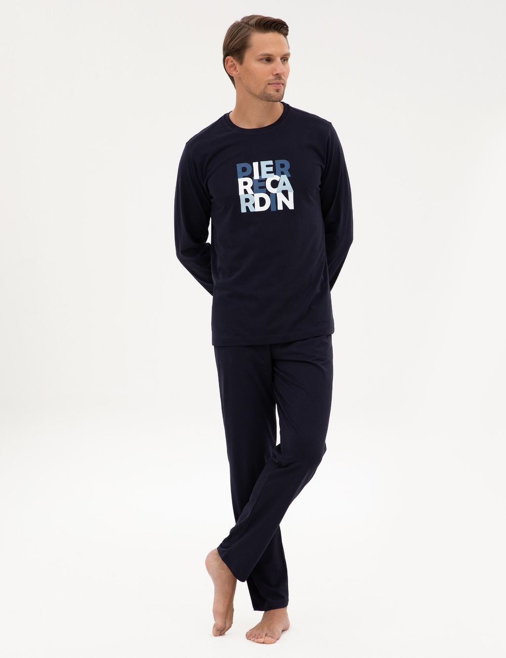Lacivert Pijama Tak_m_ - Pierre cardin фото 4