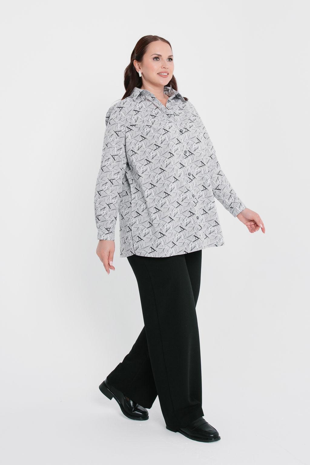 100% хлопок рубашка блузка - Prima linea фото 10