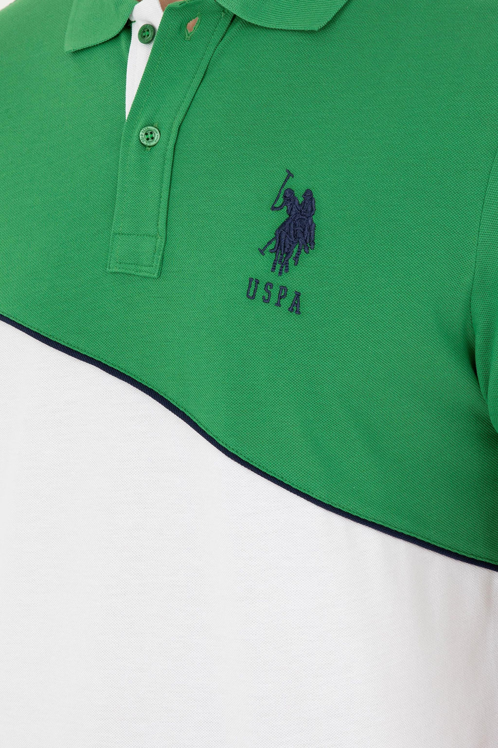 U. S. Polo Assn / Мужская зеленая футболка - U.s. polo assn фото 14