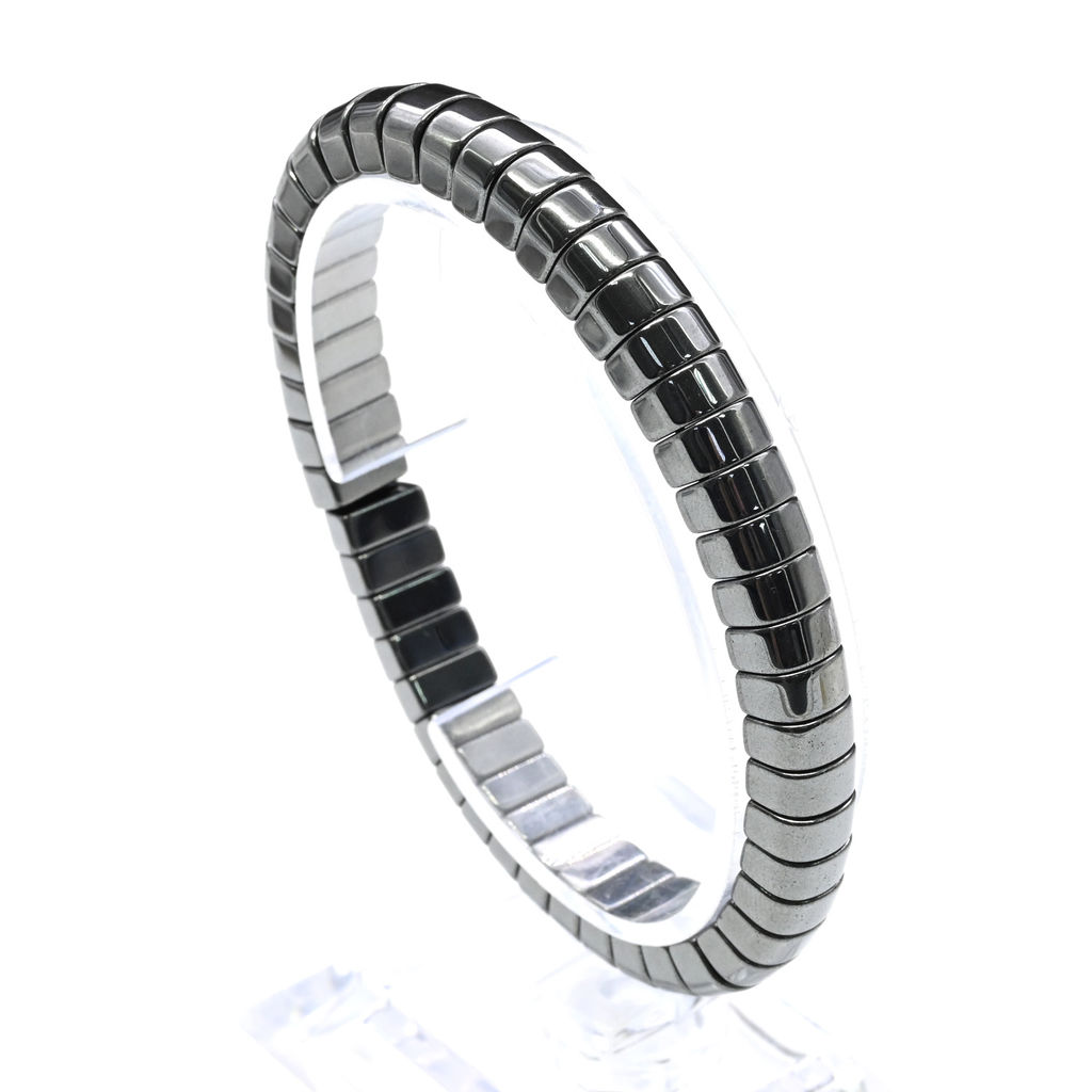 Браслет из гематита сегмент 8*4мм