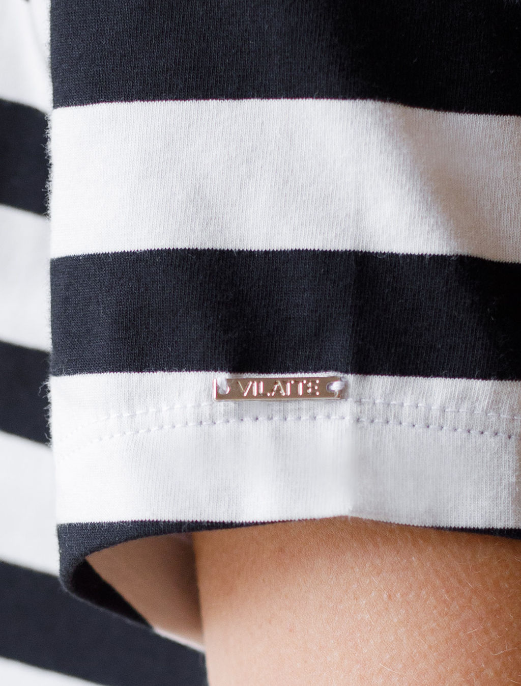 Футболка из премиального хлопка с эластаном - Vilatte фото 2