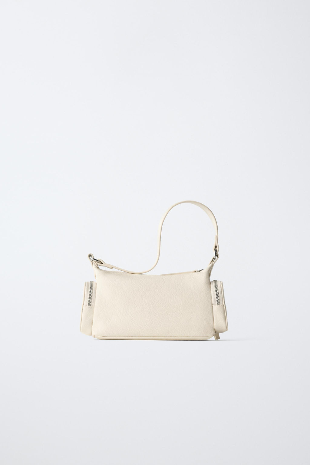 BOLSO CREMALLERA / Blanco Crudo - Zara фото 5