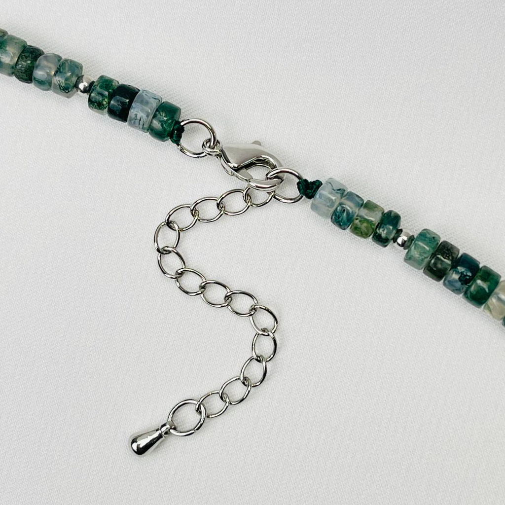 Чокер из Мохового агата - Радуга самоцветов фото 3