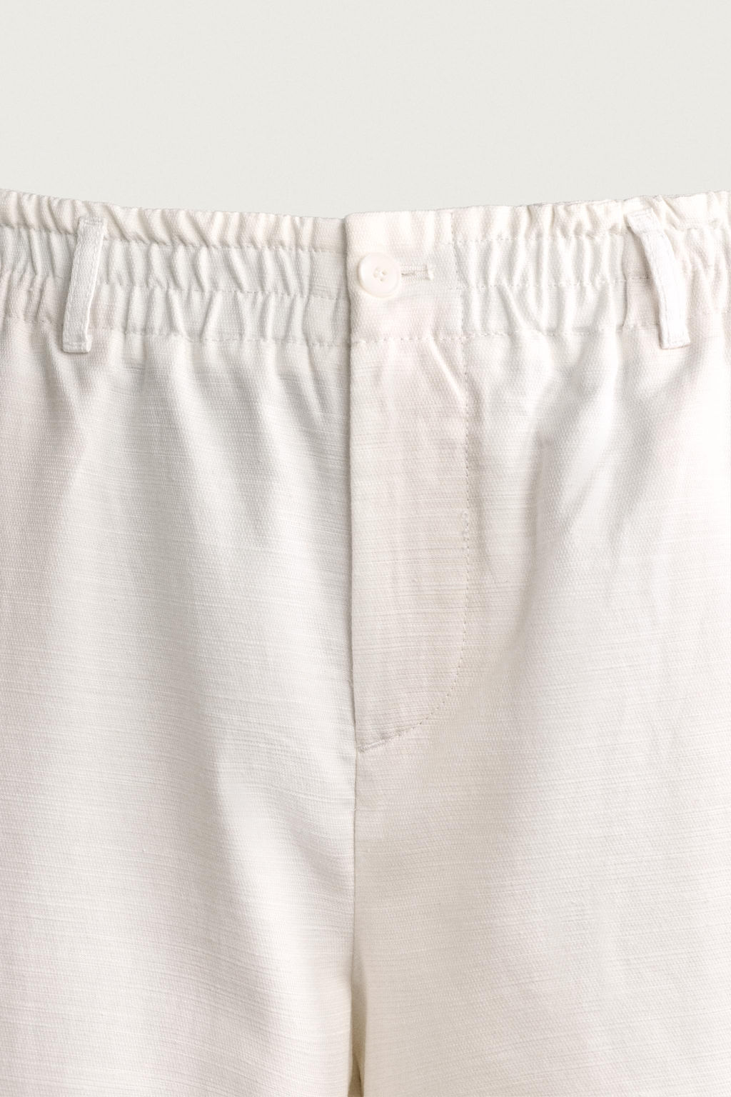 BERMUDA WIDE FIT ALGOD?N - LYOCELL / Blanco - Zara фото 9