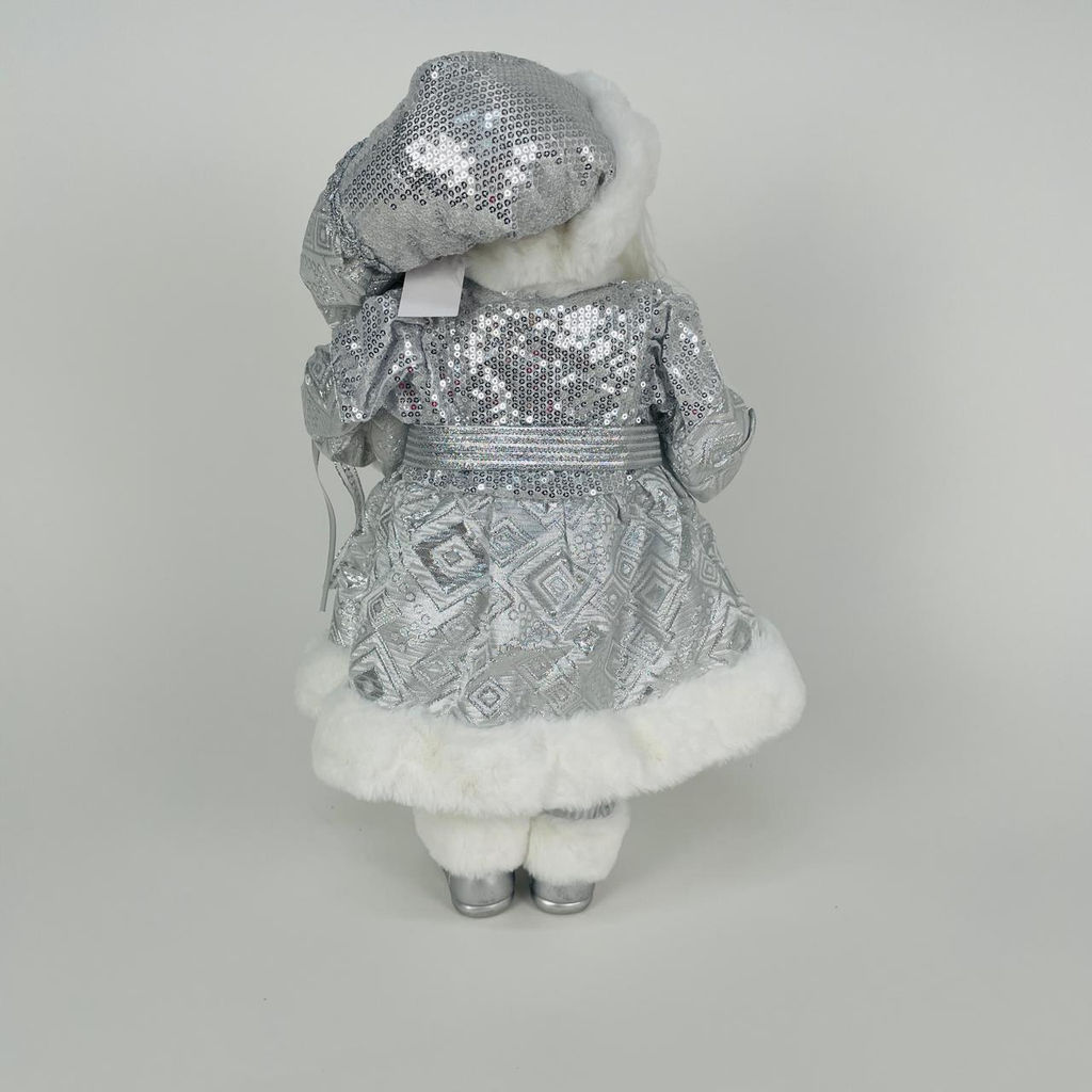 Новогодний декор - Дед Мороз Серебряный 50 см (арт. S1240-18) - Ип лебедев о.ю фото 3