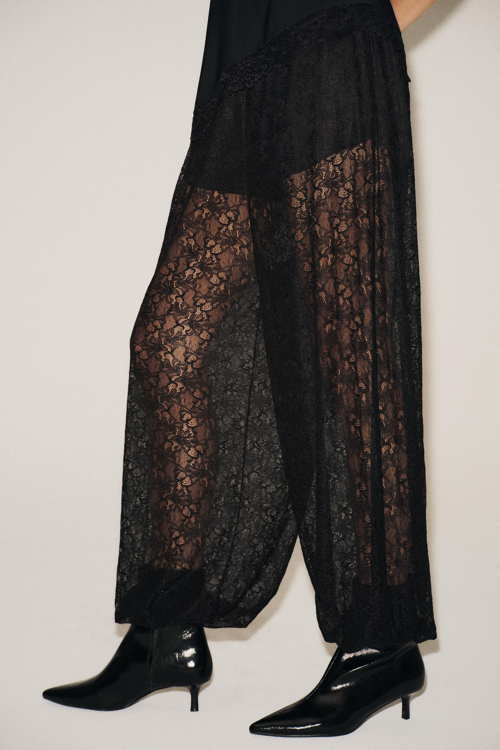 LACE BALLOON TROUSERS - Zara фото 4