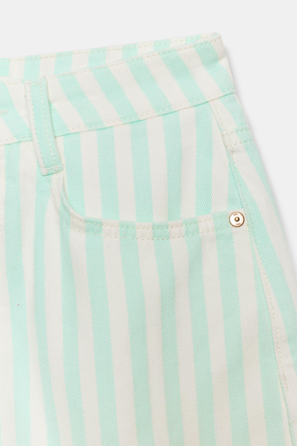 SHORTS Z1975 MOM FIT / rayas - Zara фото 7