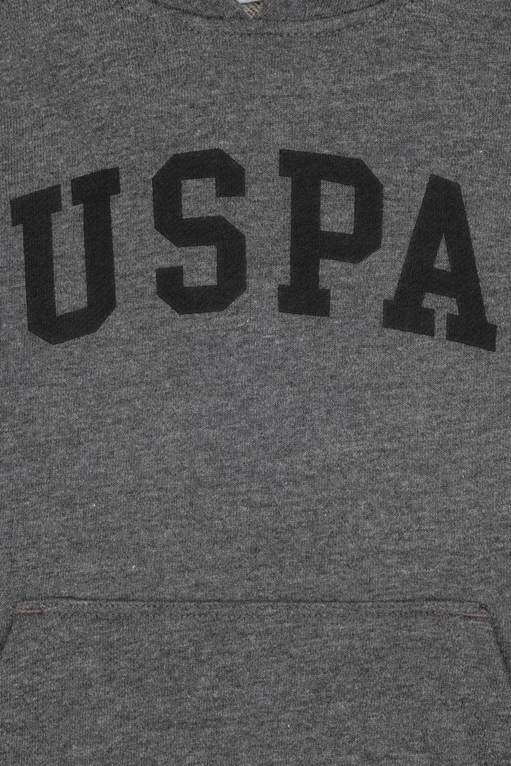 Erkek _ocuk Antrasit Melanj Kap__onlu Basic Sweatshirt - U.s. polo assn фото 4