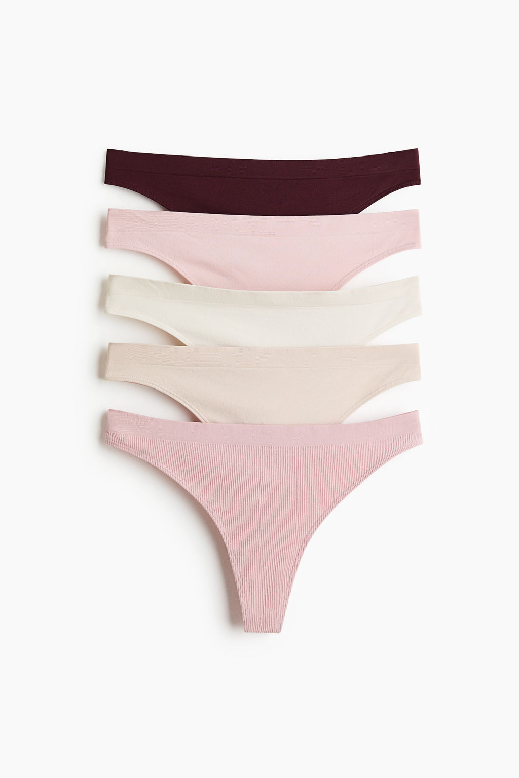 Pack 5 bragas thong Seamless - H&m фото 8
