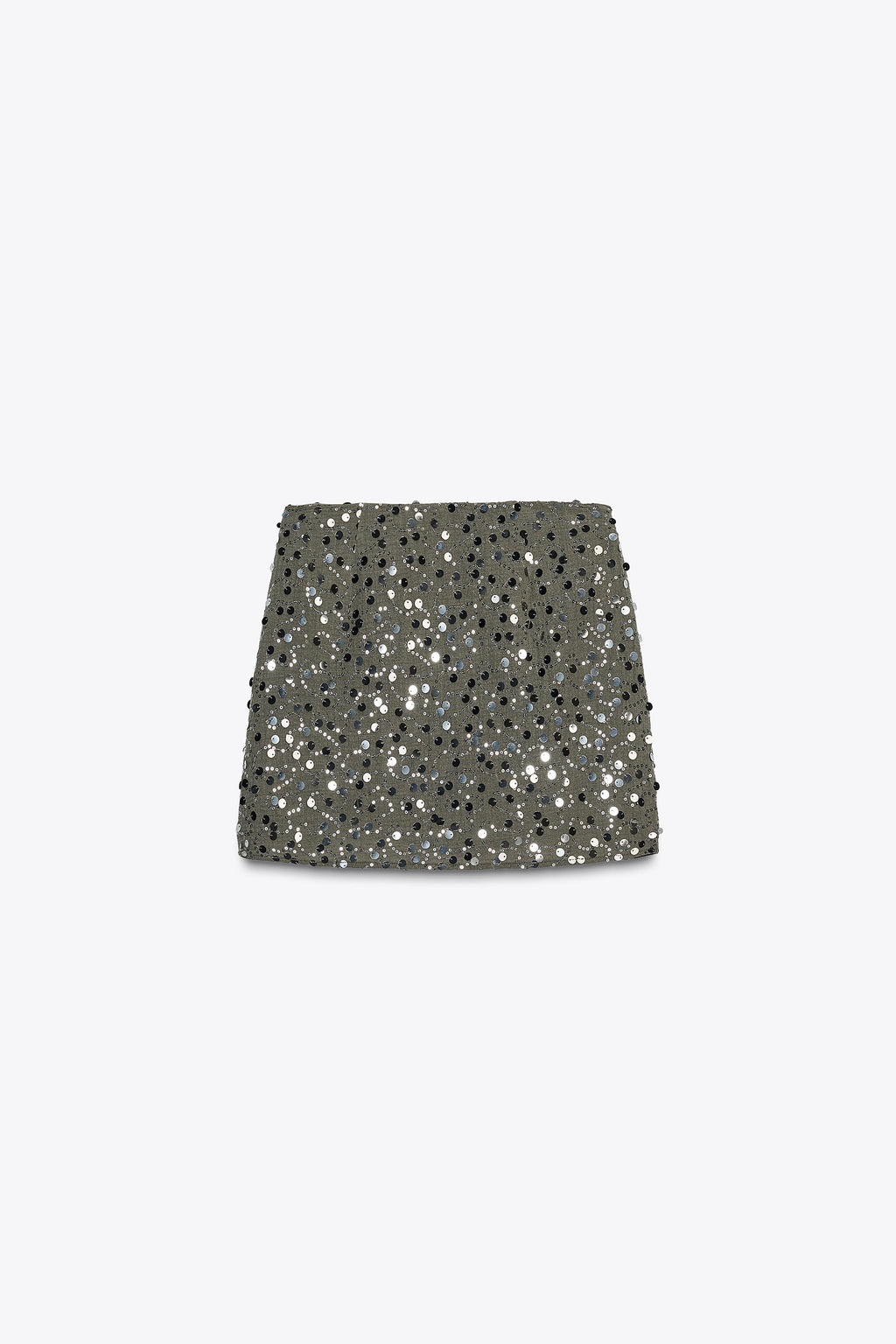 SEQUIN CROSSOVER MINI SKIRT - Zara фото 7
