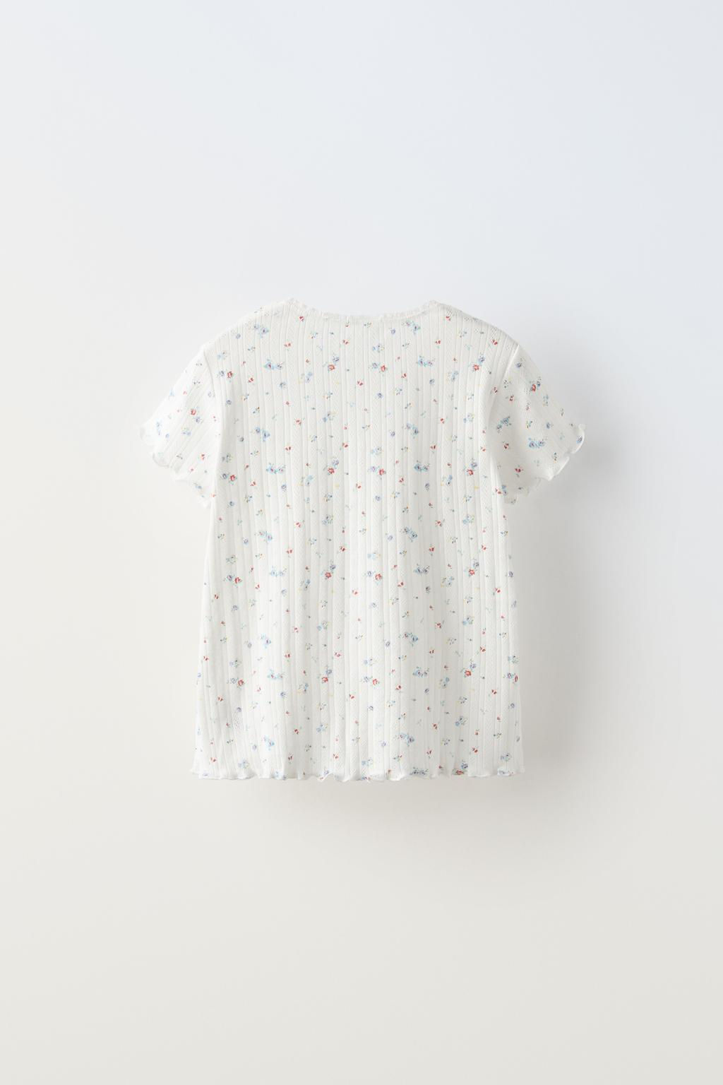 6-14 YAS / CICEK DESENLI AJURLU TAKIM - Zara фото 3