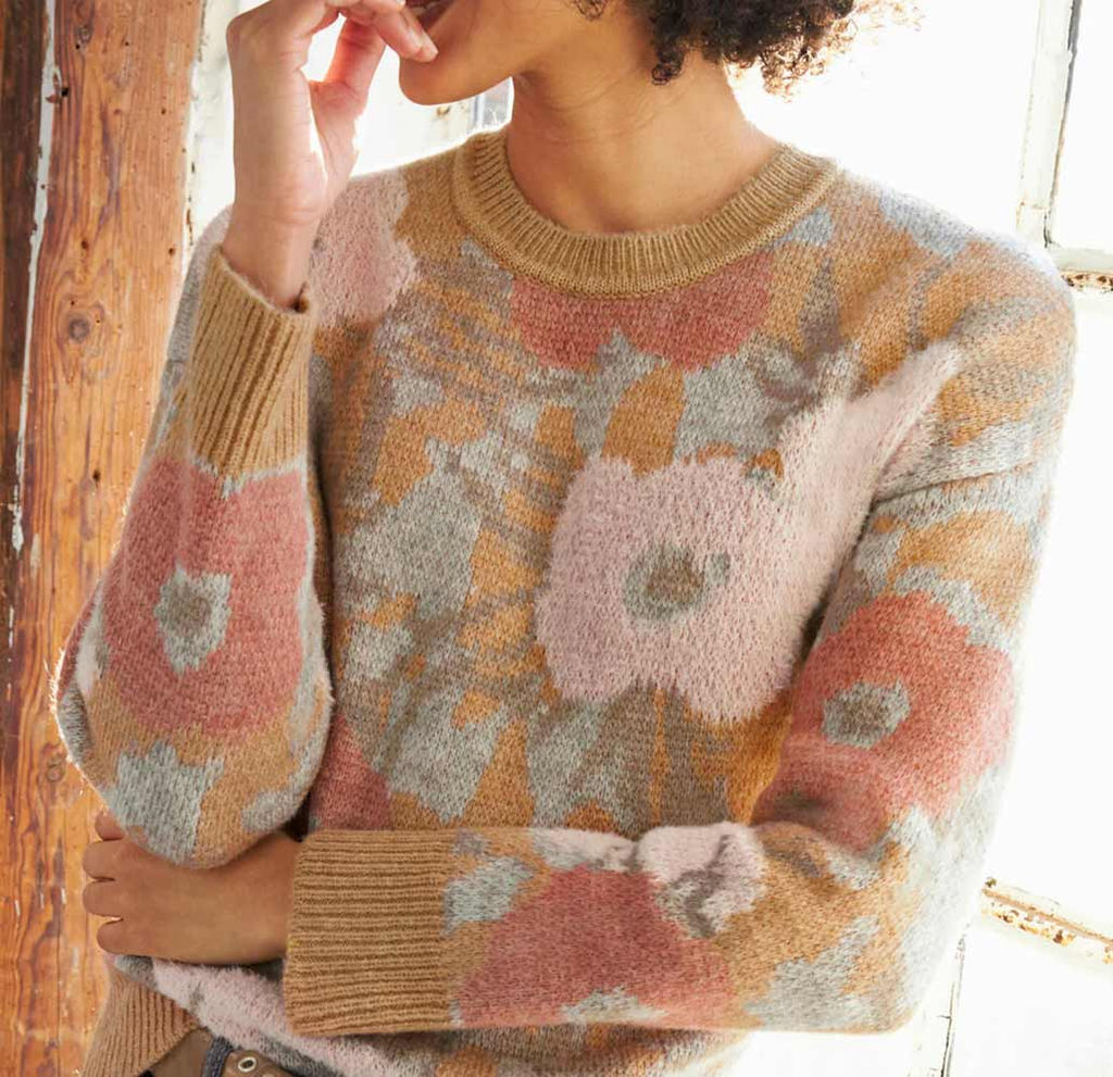 Пуловер, бежево-розовый - Linea tesini фото 5