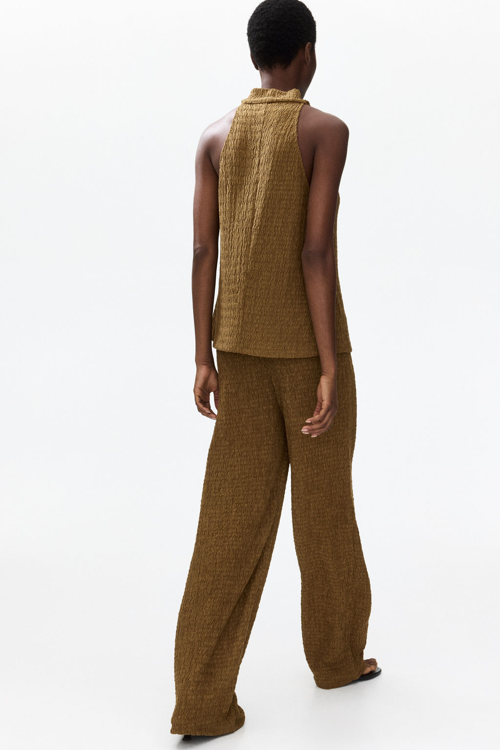 Pantal?n amplio con efecto arrugado - H&m фото 6