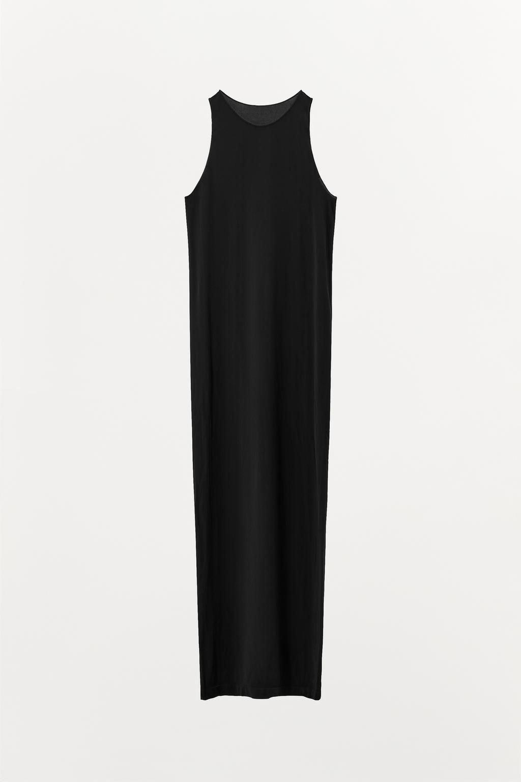 LONG POLYAMIDE DRESS - Zara фото 4