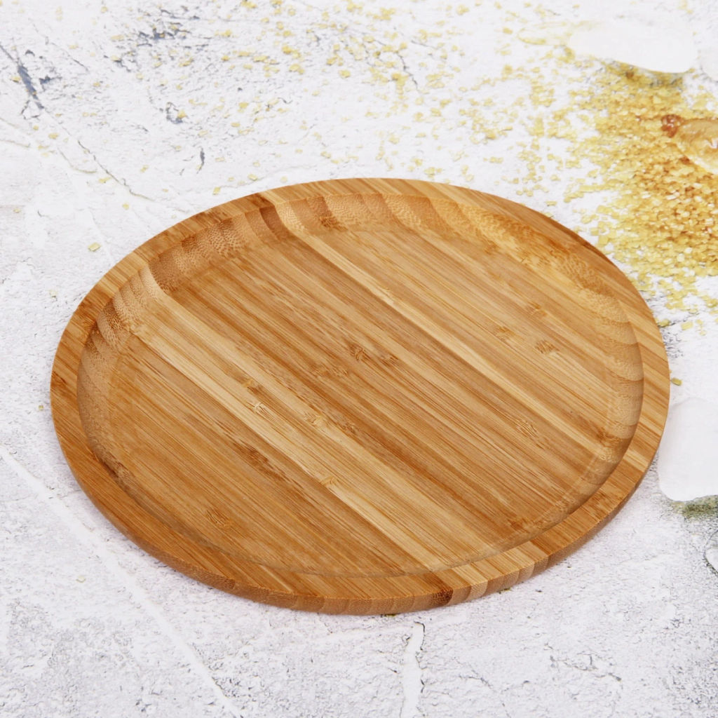 Доска бамбуковая для подачи и сервировки "SHEF" 25см