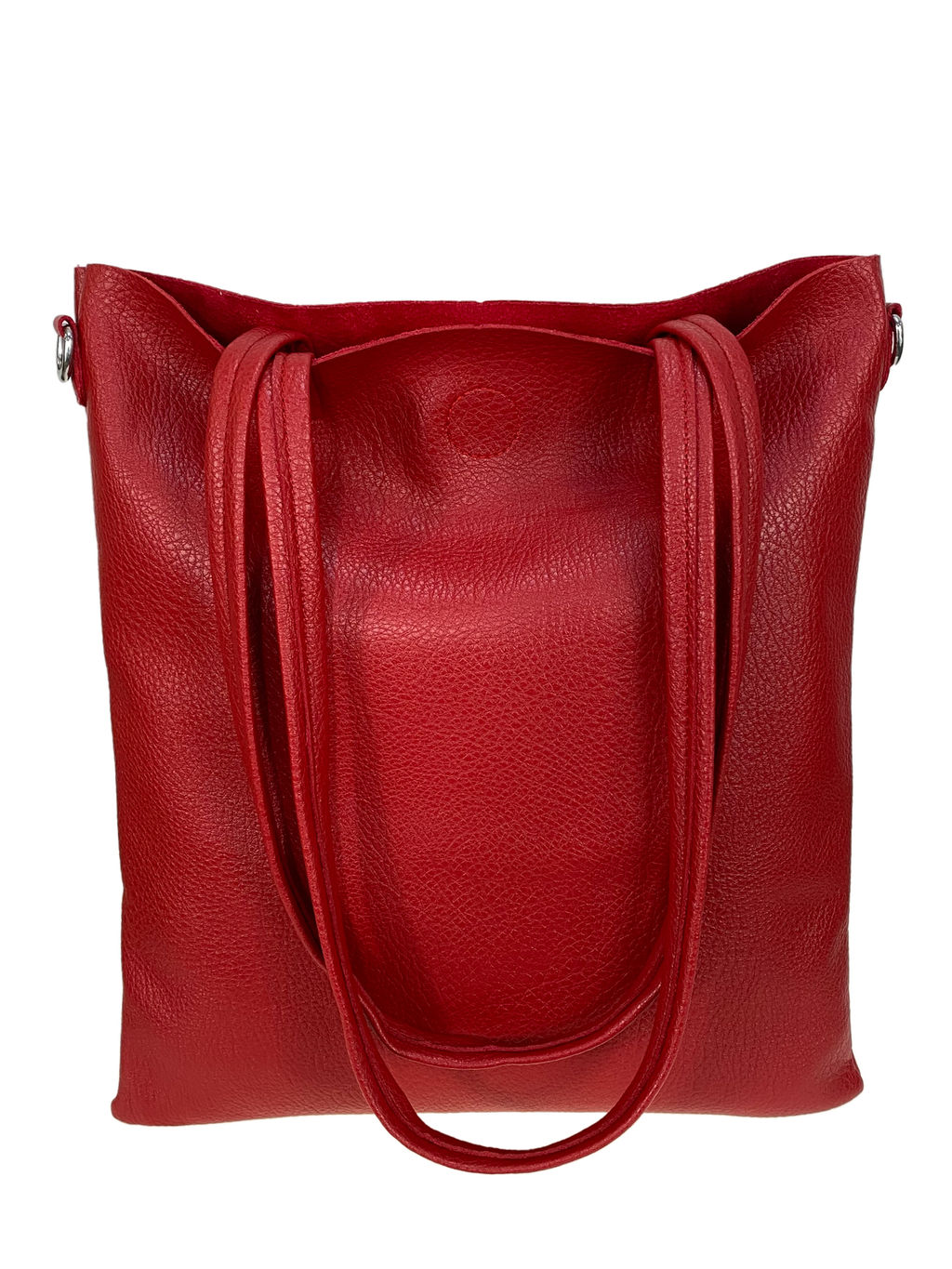 Женская сумка из искусственной кожи, цвет красный - Greta фото 2