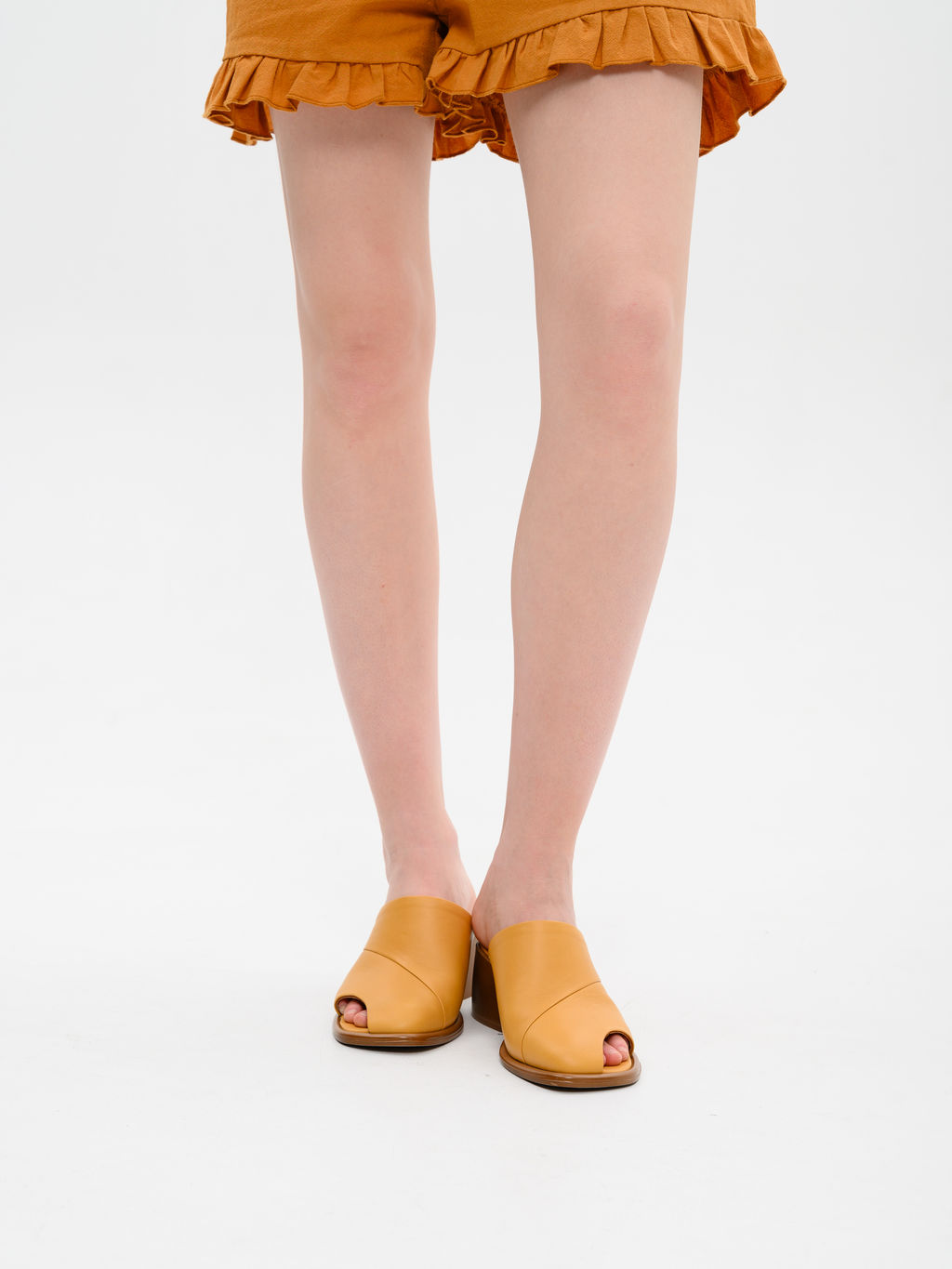 Сабо 5300.23663be.Тыква лион+коричневый