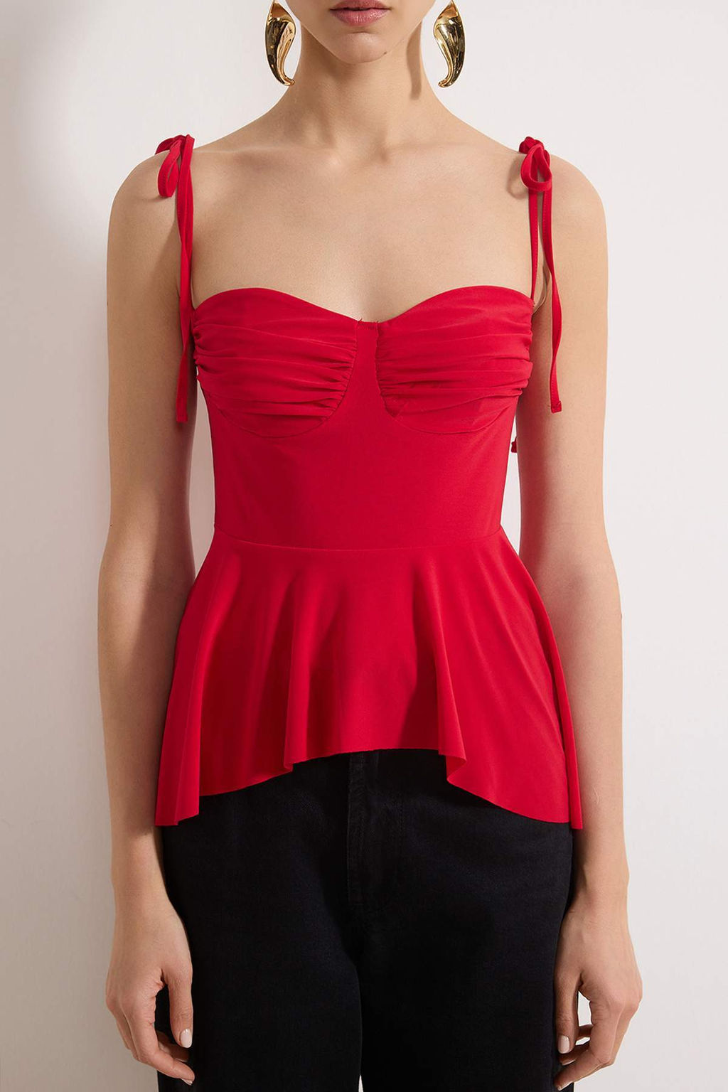 Trendyolmilla Beyaz Gogus Detayl? Orme Bluz TPRSS25BZ00006  фото 16