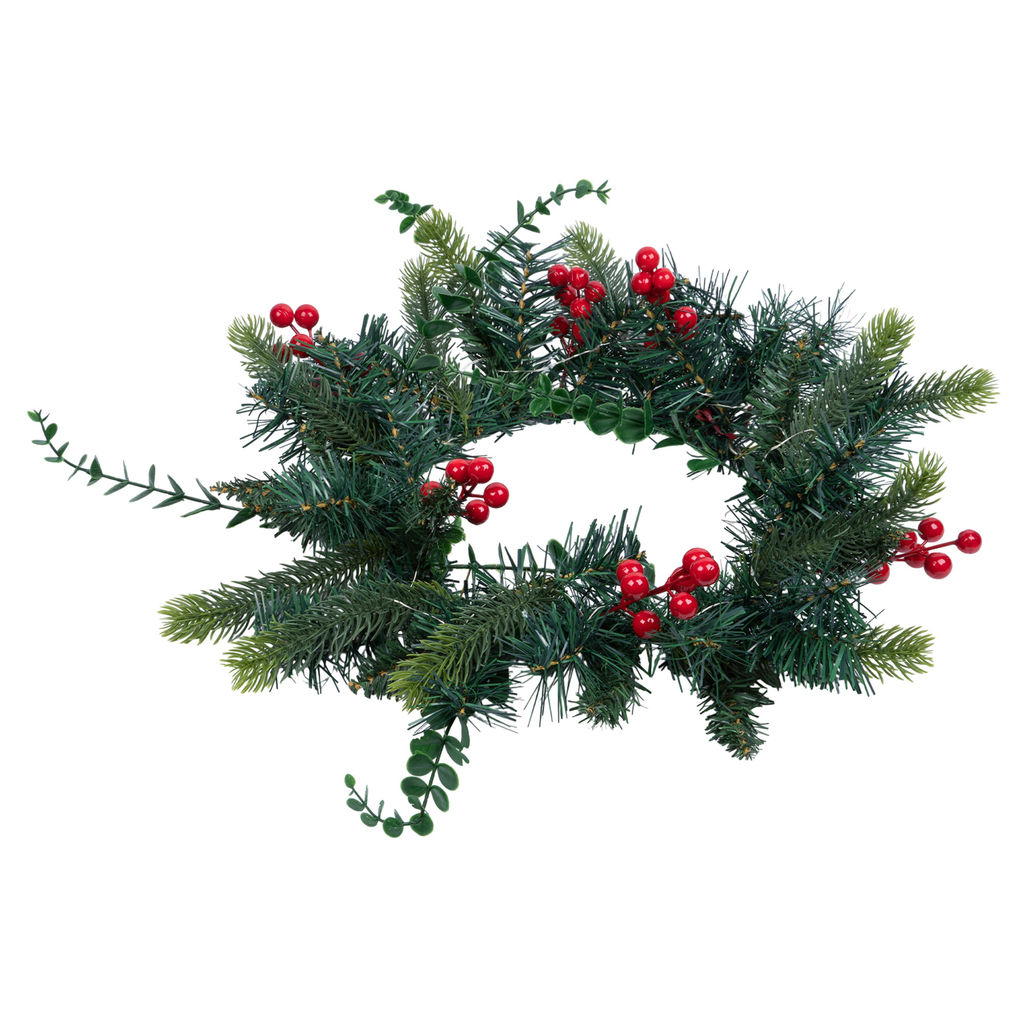 ULD-T4040-020/SNA/3AA WARM WHITE IP20 WREATH Украшение светодиодное Венок, на батарейках 3АА (не в/к), 40х40см. 20 светодиодов. Теплый белый свет. TM Uniel - Volpe фото 2