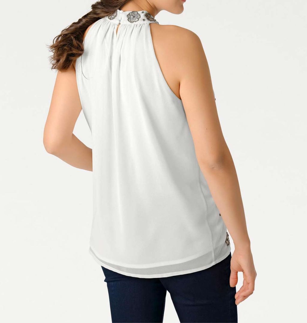 Топ, белый - Ashley brooke фото 8