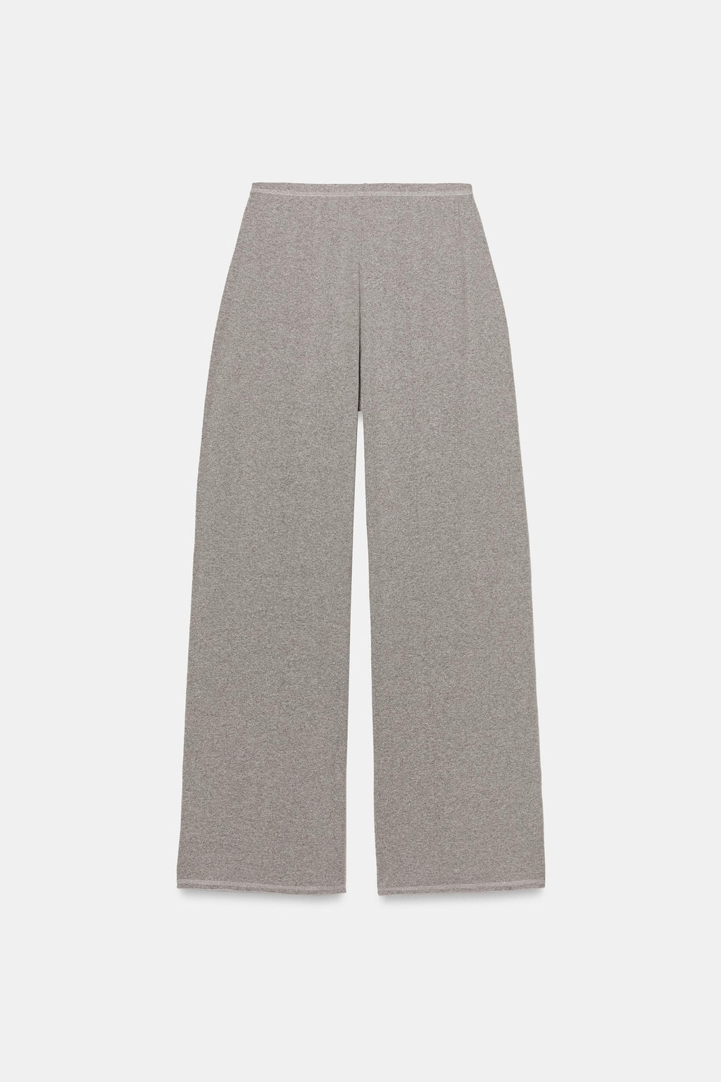 PANTAL?N ANCHO FLUIDO / Gris vigor? - Zara фото 5