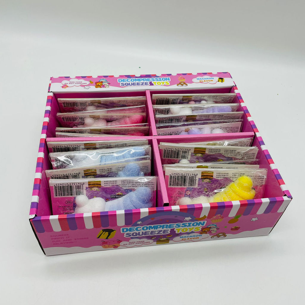 Мякиш DECOMPRESSION SQUEEZE TOYS - Гусеница антистресс 16 шт в уп - Storyland фото 2